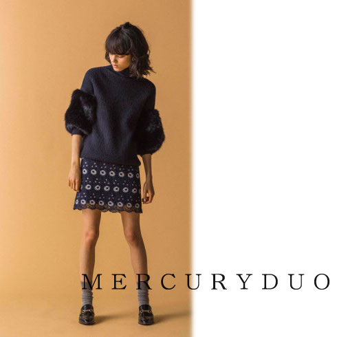 石原さとみ着用 AULA double cloth jumper skirt