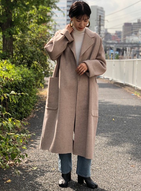 TODAYFUL /21AW/Wool Over Coat BK 38サイズ