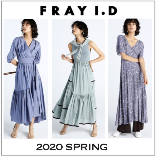 FRAY I.D♥フラワー シースルー ドレスワンピース