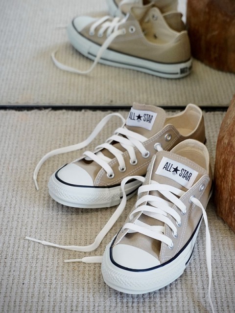 即完売 新品 24 CONVERSE ALL STAR BEIGE ベージュ