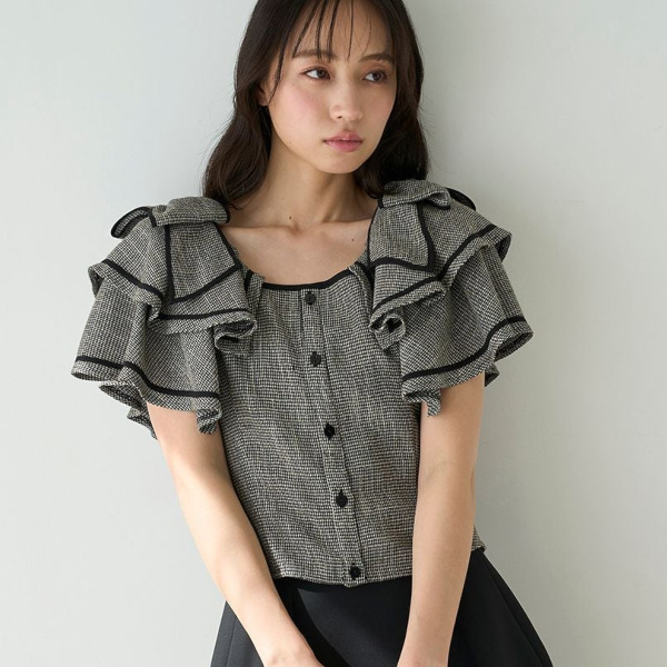 SNIDEL 2025 Summer Collection 】スカーフで形作ったような主役級の