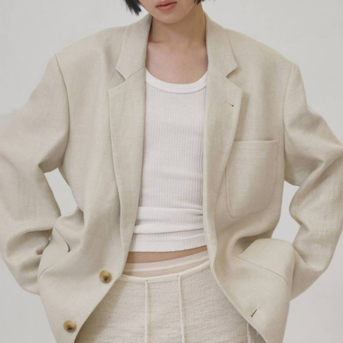TODAYFUL (トゥデイフル）Boyfriend Stripe Linen Jacket☆ 26春夏
