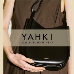 予約解禁!!【 YAHKI 2026 AUTUMN / WINTER COLLECTION 】洗練されたフォルムのレザーバッグやポーチ、扱いやすいポリエステル、キャンバストートなど新作がラインナップ