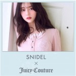 【 SNIDEL × Juicy Couture 】ラメ や ラインストーン が煌めく サーマル や レイヤード ワンピ 、 ファー バッグ など ロサンゼルス 発のライフスタイルブランドとのコラボ
