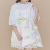 【 merry jenny  (メリージェニー)  × ちいかわ コラボ 新作入荷 】淡い リボン をまとった、 うさぎ や ハチワレ と毎日を一緒に過ごせるとっておきの トートバッグ が入荷♪